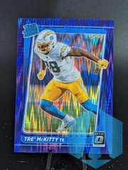 2021 Panini Donruss Optic Tre McKitty Purple Shock Prizm Rookie RC #284 Chargers